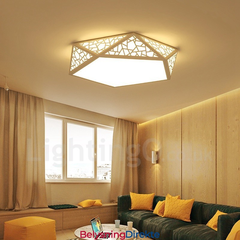 Moderne, Samtidskunstnerisk Integrert Innfelt Lampe