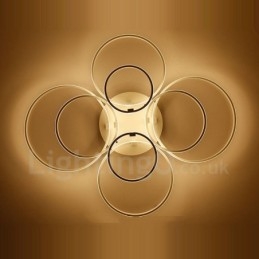 8 Lys Moderne Samtidskunst Integrert Metall Innfelt Lampe