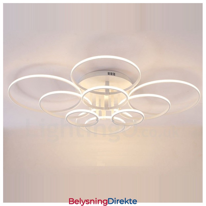 10-Lys Moderne, Samtidskunst Integrert Metalllampe Med Innfelt Montering