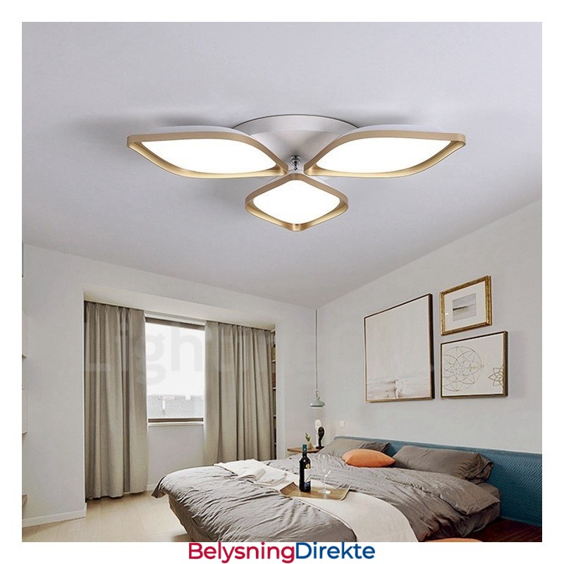 3-Lys Moderne Samtidskunst Integrert Metall Innfelt Lampe