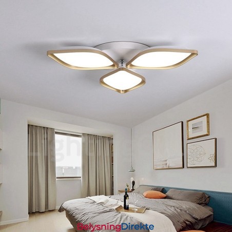 3-Lys Moderne Samtidskunst Integrert Metall Innfelt Lampe