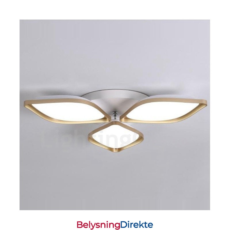 3-Lys Moderne Samtidskunst Integrert Metall Innfelt Lampe