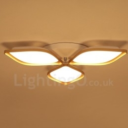 3-Lys Moderne Samtidskunst Integrert Metall Innfelt Lampe