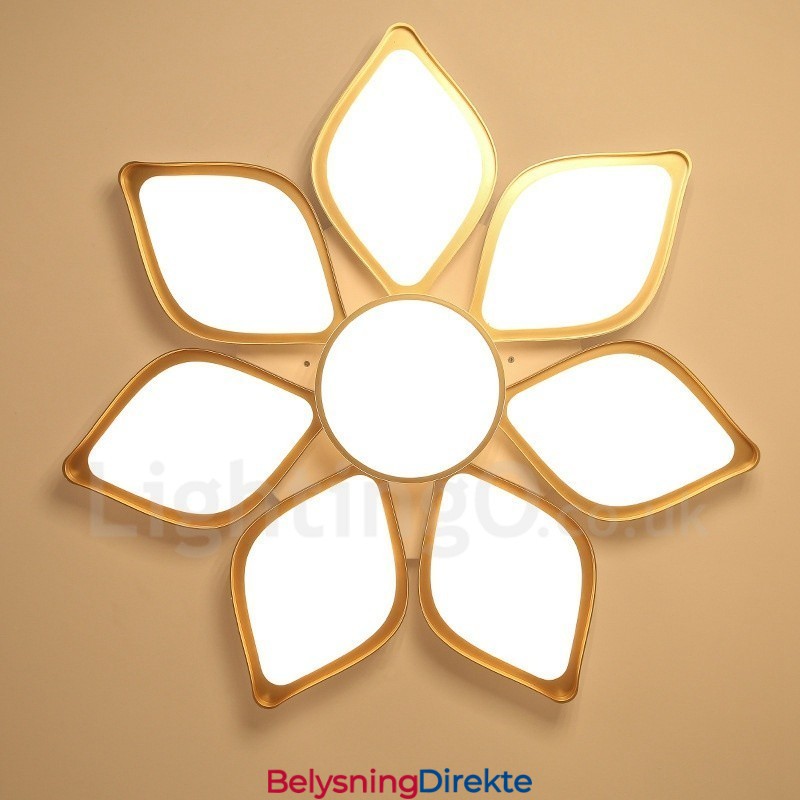 8 Lys Moderne Samtidskunst Integrert Metall Innfelt Lampe