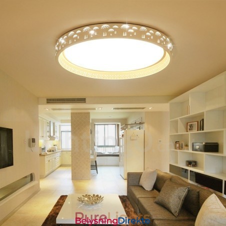 Moderne Samtids Integrert Integrert Metall Innfelt Lampe