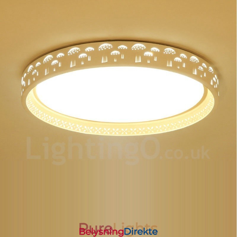 Moderne Samtids Integrert Integrert Metall Innfelt Lampe