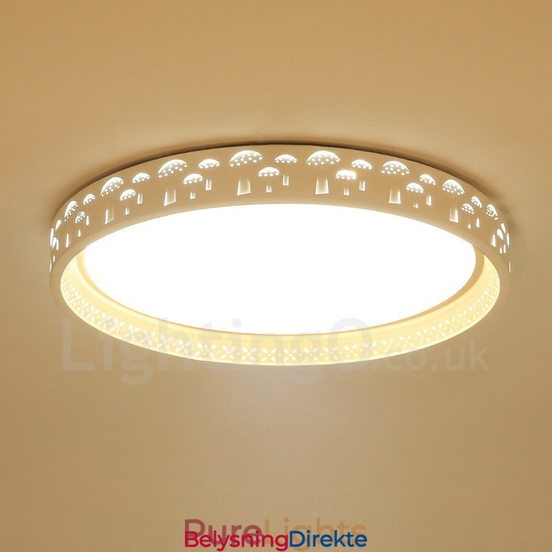 Moderne Samtids Integrert Integrert Metall Innfelt Lampe