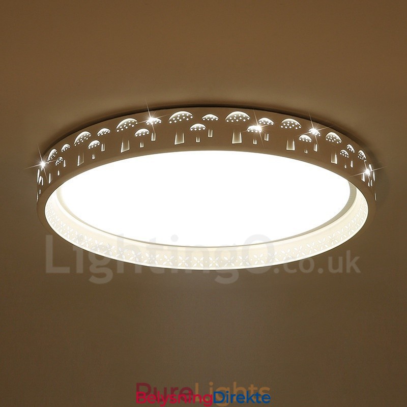 Moderne Samtids Integrert Integrert Metall Innfelt Lampe