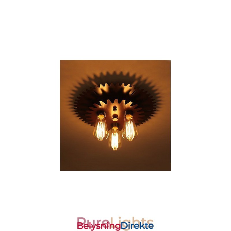 Svartformede Taklamper Vegglampe Lampe Simple Machinery