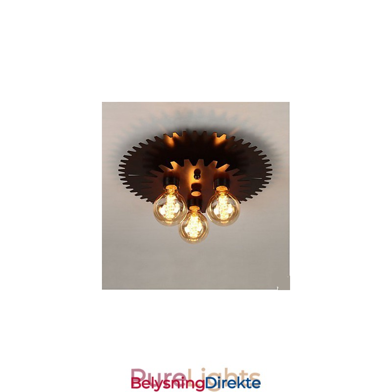 Svartformede Taklamper Vegglampe Lampe Simple Machinery