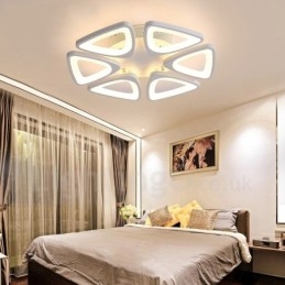 6 Lys Moderne Samtidskunst Integrert Innfelt Lampe