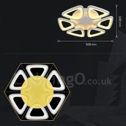 6 Lys Moderne Samtidskunst Integrert Innfelt Lampe