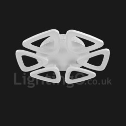 6 Lys Moderne Samtidskunst Integrert Innfelt Lampe