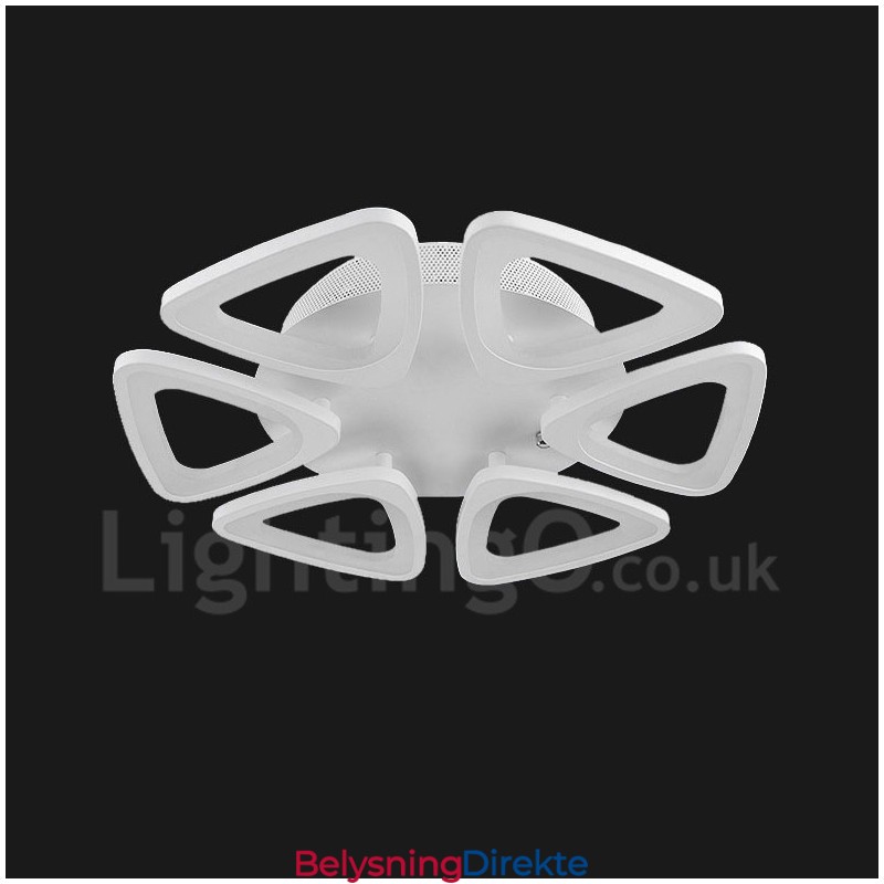 6 Lys Moderne Samtidskunst Integrert Innfelt Lampe