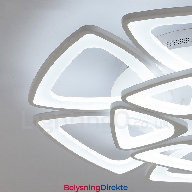 12-Lys Moderne, Samtidskunst Integrert Innfelt Lampe