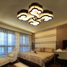 4-Lys Moderne Samtidskunst Integrert Innfelt Lampe