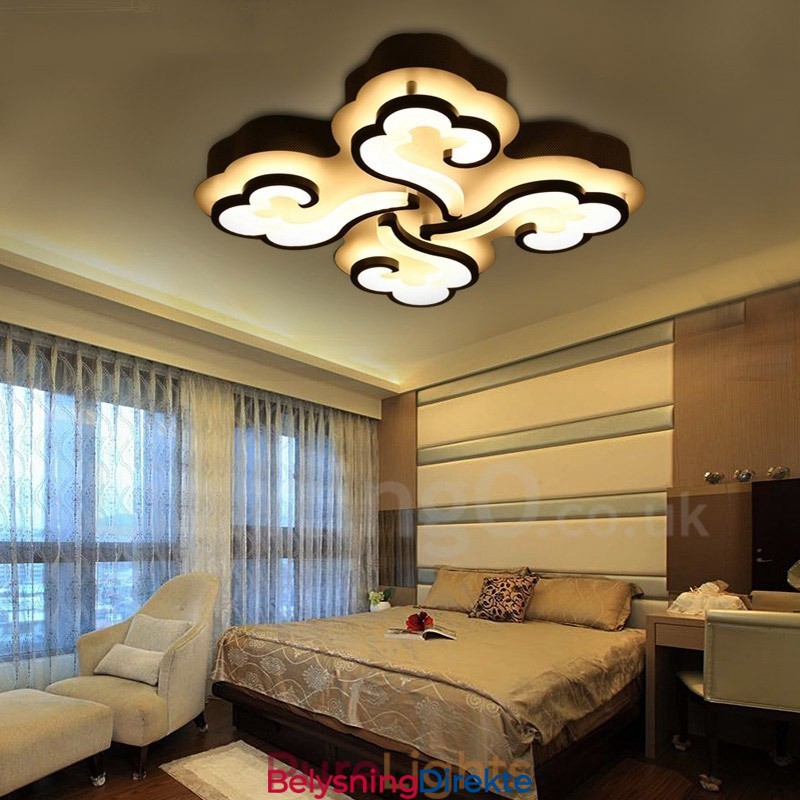 4-Lys Moderne Samtidskunst Integrert Innfelt Lampe