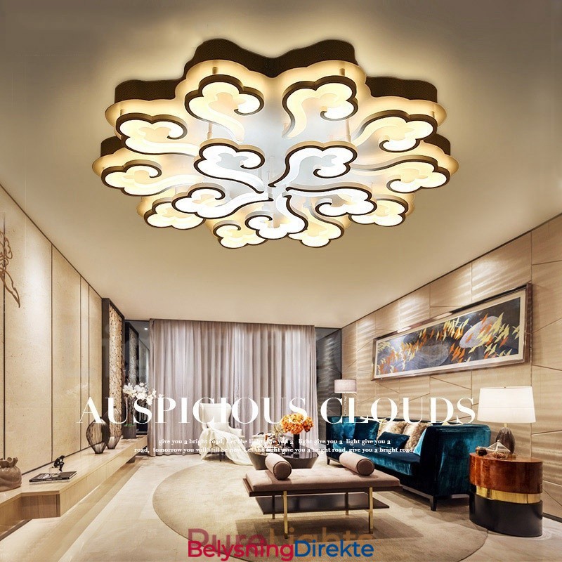 15 Lys Moderne Samtidskunst Integrert Innfelt Lampe