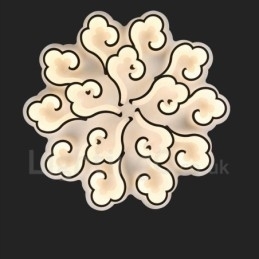 15 Lys Moderne Samtidskunst Integrert Innfelt Lampe