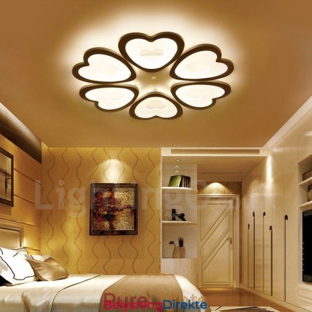 6 Lys Moderne Samtidskunst Integrert Innfelt Lampe