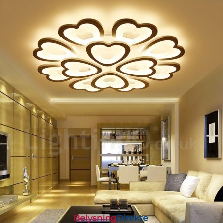 12-Lys Moderne, Samtidskunst Integrert Innfelt Lampe