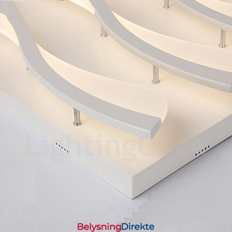 6 Lys Moderne Samtidskunst Integrert Innfelt Lampe