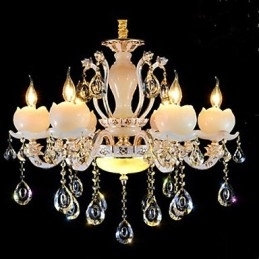 Luksuriøst Europeisk Stil Sinklegering Jade Krystall Anheng