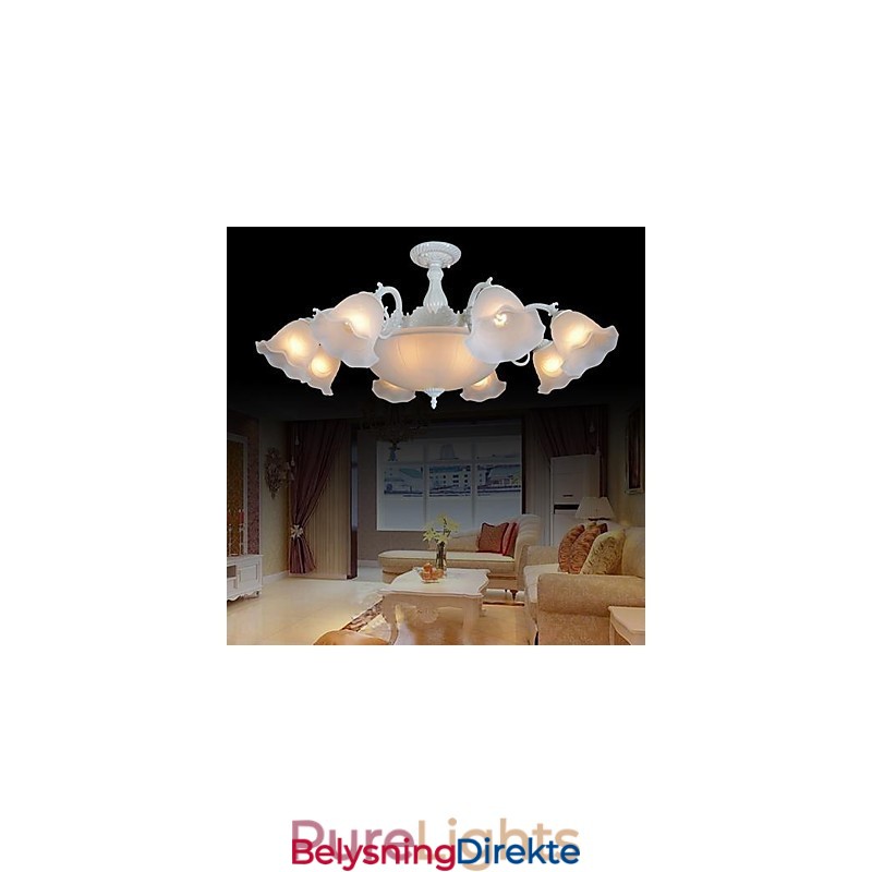 Innfelt Hvit Europeisk Retro Klassisk