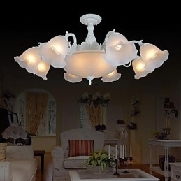 Innfelt Hvit Europeisk Retro Klassisk