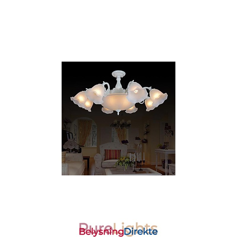 Innfelt Hvit Europeisk Retro Klassisk