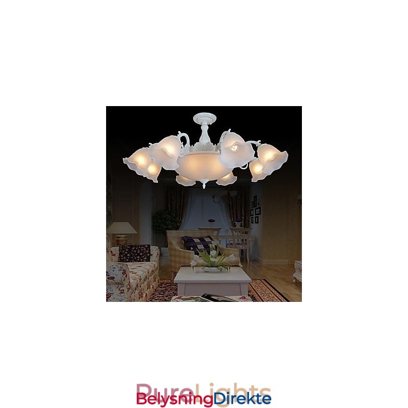 Innfelt Hvit Europeisk Retro Klassisk