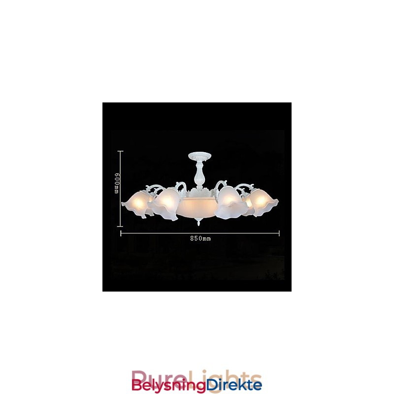 Innfelt Hvit Europeisk Retro Klassisk