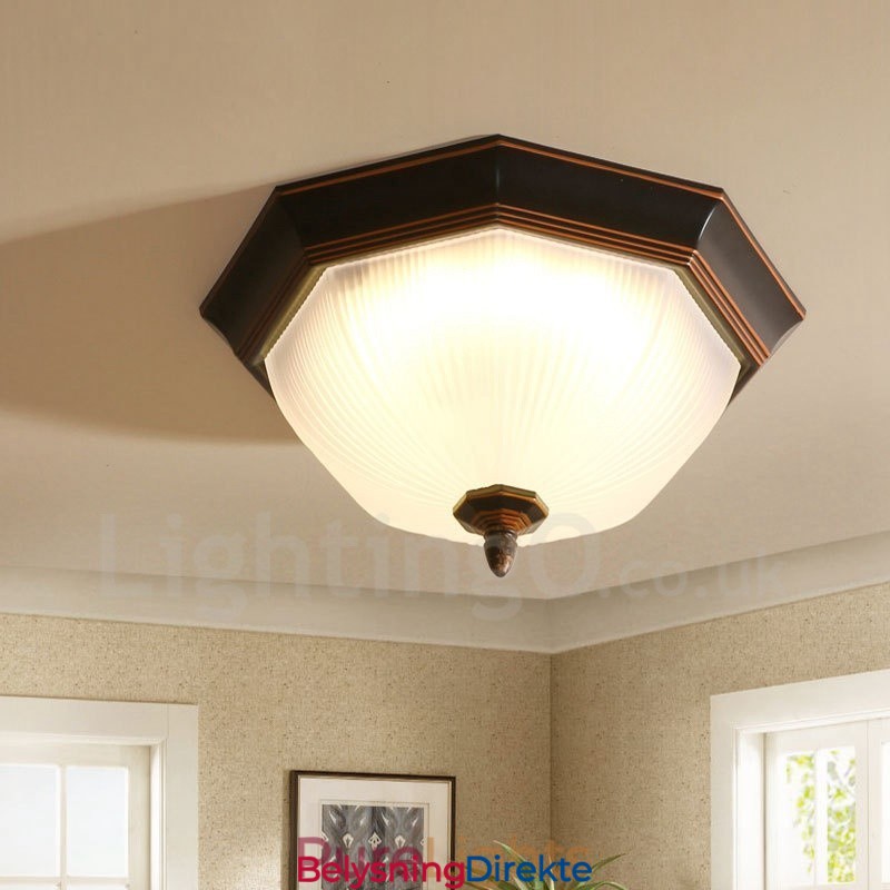 Rustikk Hytte Integrert Innfelt Lys