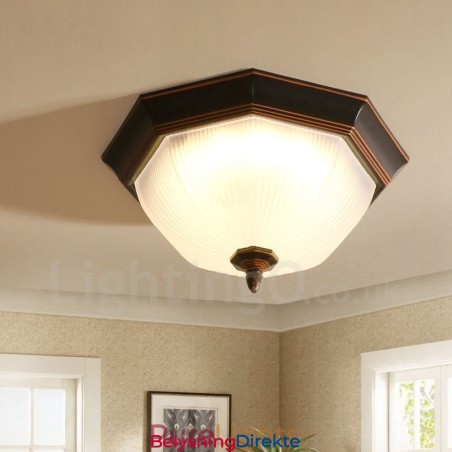 Rustikk Hytte Integrert Innfelt Lys