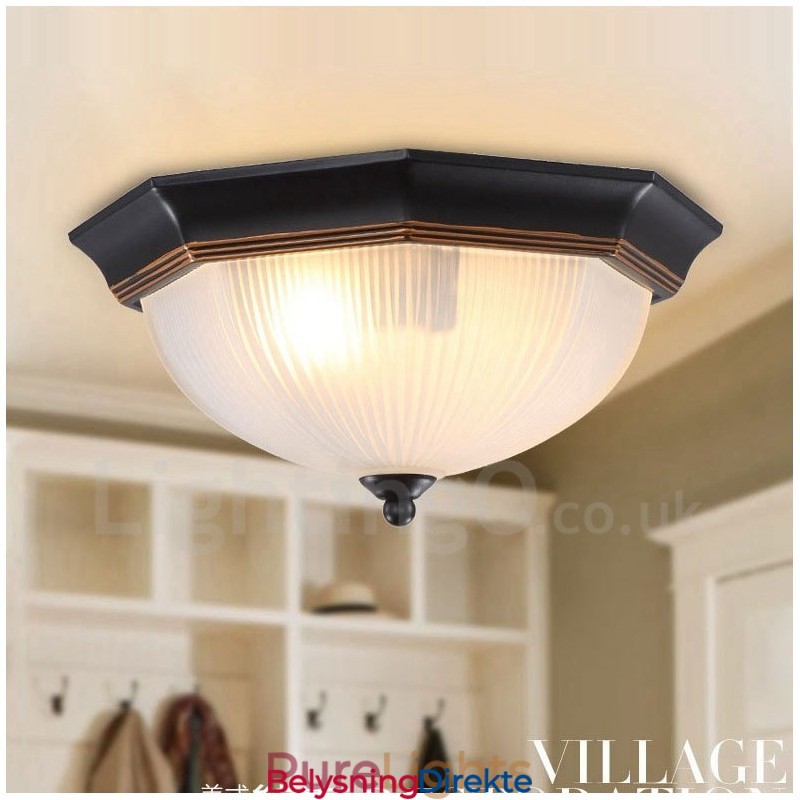 Rustikk Hytte Integrert Innfelt Lys