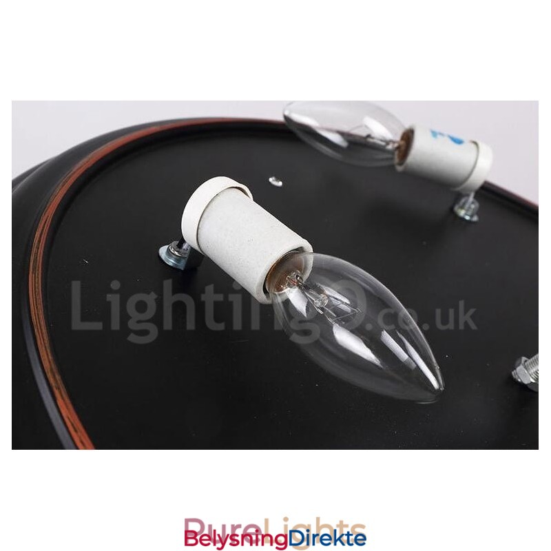 Rustikk Hytte Integrert Innfelt Lys