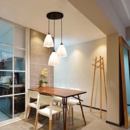 Tradisjonell Klassisk Integrert Metallpendellampe Med 3 Lys