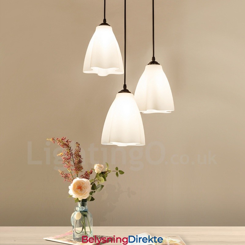 Tradisjonell Klassisk Integrert Metallpendellampe Med 3 Lys