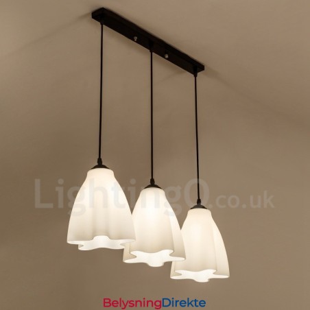 Tradisjonell Klassisk Integrert Metallpendellampe Med 3 Lys