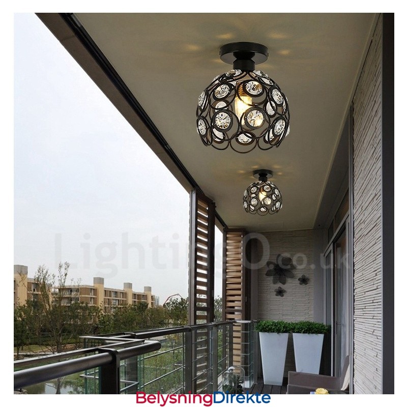 Rustikk Lodge-Hengelampe Med 1 Lys