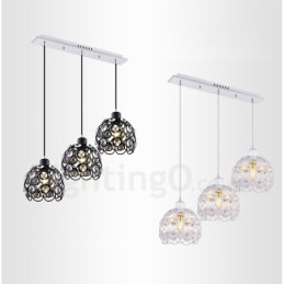 Rustikk Integrert Pendellampe Med 3 Lys