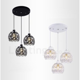 Rustikk Integrert Pendellampe Med 3 Lys