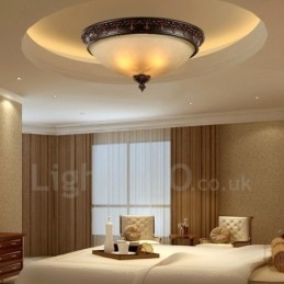 Rustikk Hytte Med Én Lyskilde, Integrert Metalllampe, Innfelt