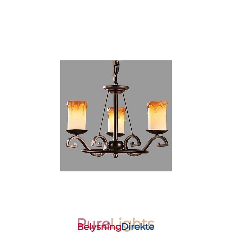 Studer Den Antikk Lysekrone I Jern