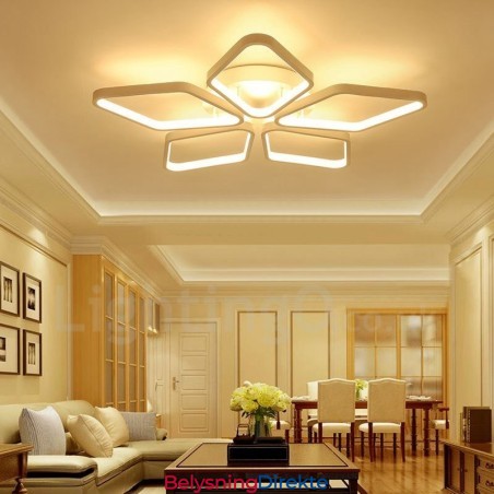 5-Lys Moderne, Samtidskunst Integrert Metalllampe Med Innfelt Montering