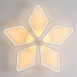 5-Lys Moderne, Samtidskunst Integrert Metalllampe Med Innfelt Montering