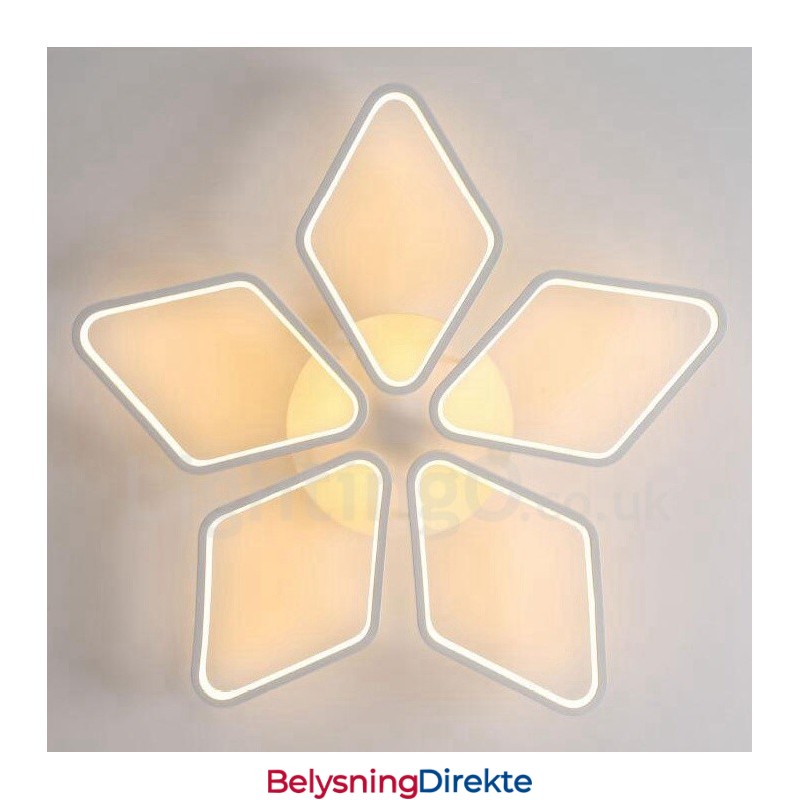 5-Lys Moderne, Samtidskunst Integrert Metalllampe Med Innfelt Montering