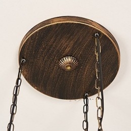 Rustikk Lodge Vintage Retro Mini-Stil Metall Pendellampe