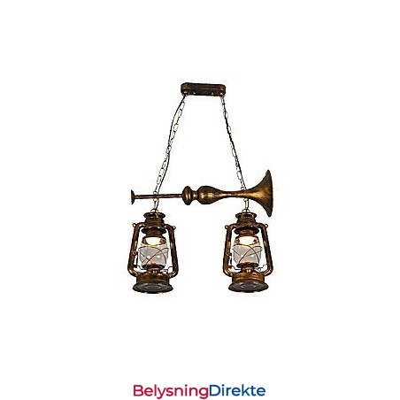 Rustikk Lodge Vintage Retro Mini-Stil Metall Pendellampe