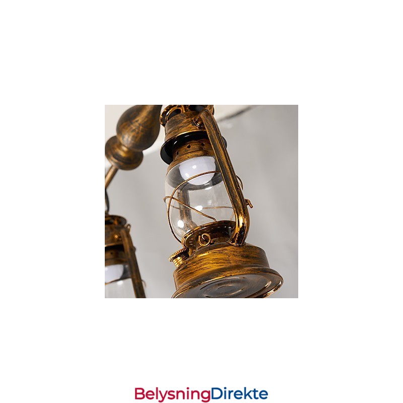 Rustikk Lodge Vintage Retro Mini-Stil Metall Pendellampe